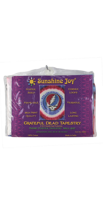 Grateful Dead SYF RWB Tie Dye Mini Tapestry 30x45 **TARIFF SURCHARGE**
