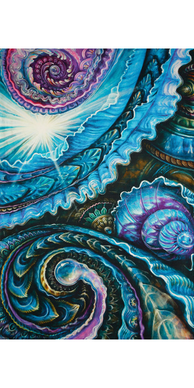 Nauticalicious Heady Art Print Tapestry 53x85 - Artwork by Randal Roberts