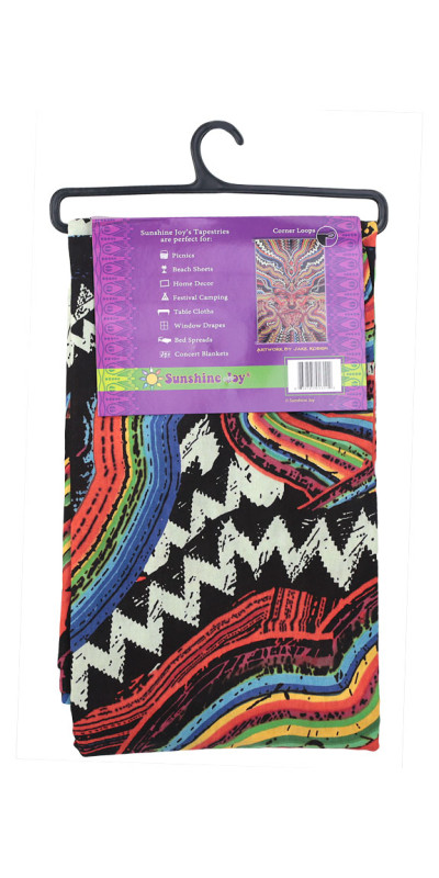 3D Bicycle Day Tapestry