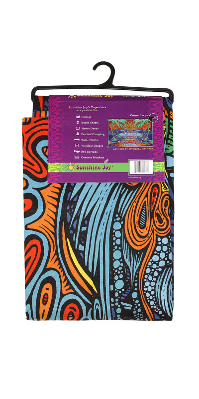 3D Epic Surf Tapestry - Art by Chris Pinkerton