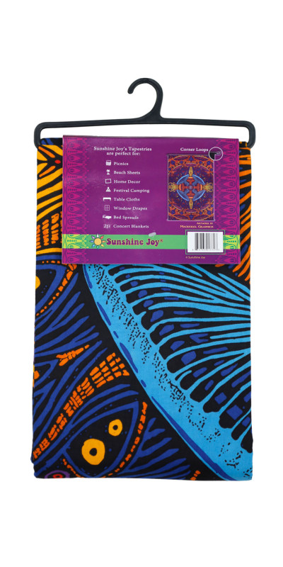 3D Magic Mushroom Tapestry - Art by Chris Pinkerton