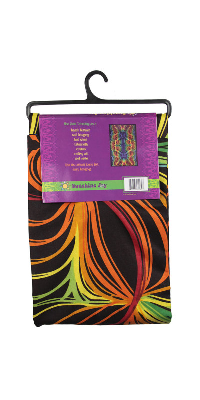 3D Rainbow Ripple Tapestry