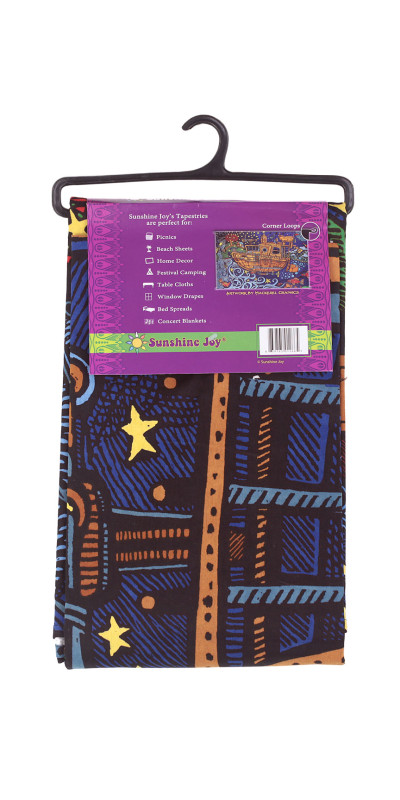 3D Steampunk Tugboat Tapestry - Art by Chris Pinkerton **Sale**