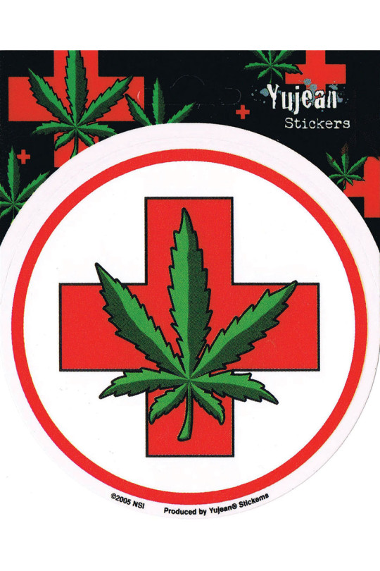 Medicinal Leaf Sticker 3.75"
