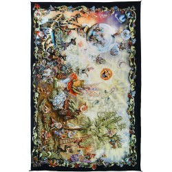 Gnome Dream Heady Art Print Tapestry 53x85 - Artwork by Mike DuBois