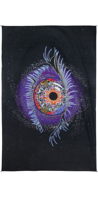 Cosmic Eye Heady Art Print Tapestry 53x85 - Artwork by Mike DuBois