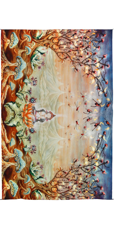 Enlightenment Heady Art Print Tapestry 53x85 - Artwork by Mike DuBois