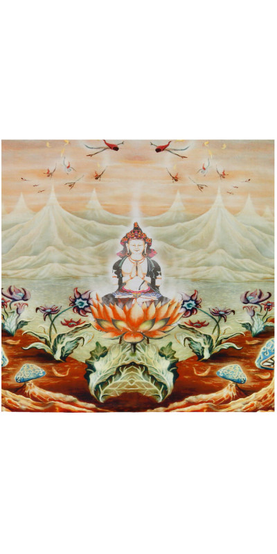 Enlightenment Heady Art Print Tapestry 53x85 - Artwork by Mike DuBois