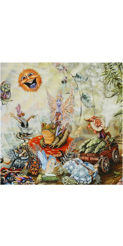 Gnome Dream Heady Art Print Tapestry 53x85 - Artwork by Mike DuBois