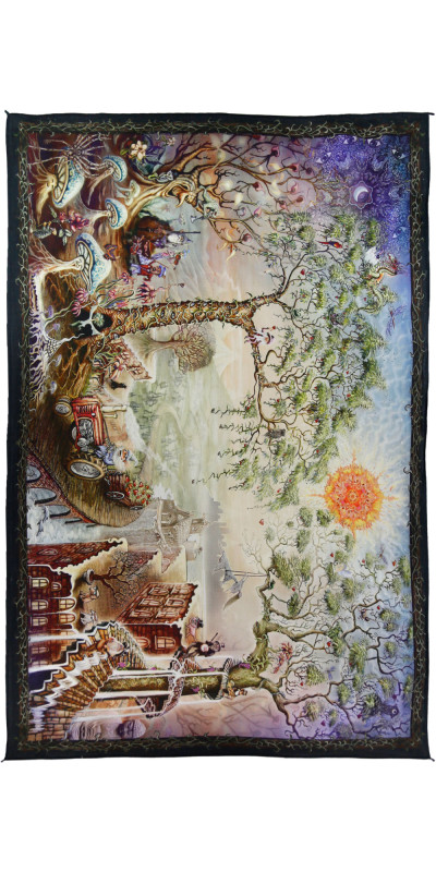 Sunshine Daydream Heady Art Print Mini Tapestry 30x45 - Artwork by Mike DuBois