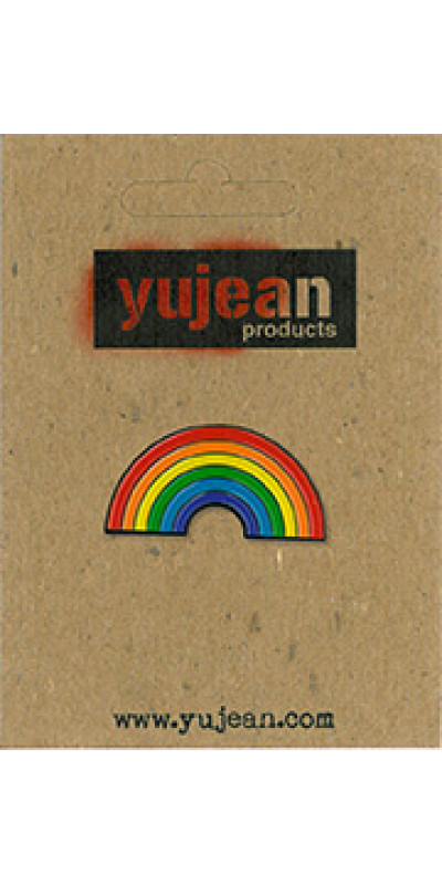 Rainbow Enamel Pin 1"