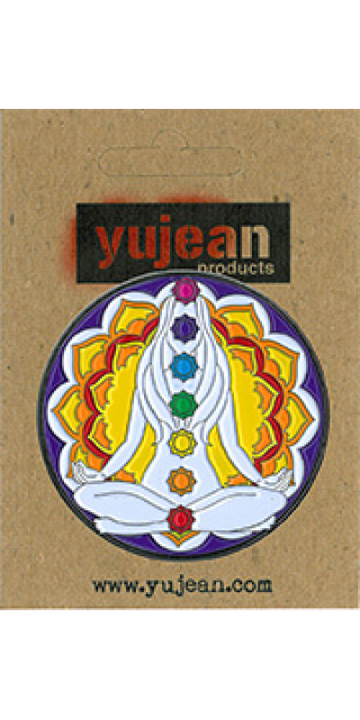 Chakras Jumbo Enamel Pin 2"