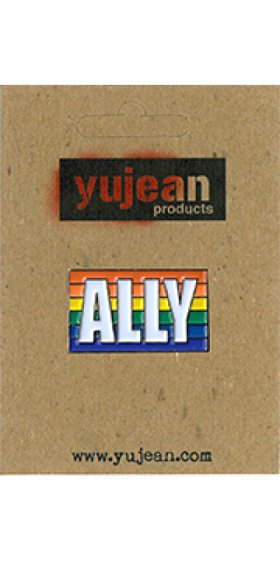 LGBTQ Ally Enamel Pin 1.25"