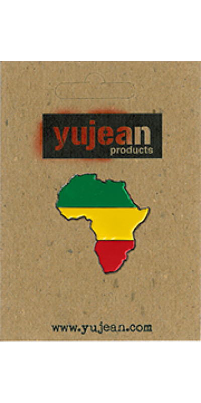 Rasta Africa Enamel Pin 1.25"