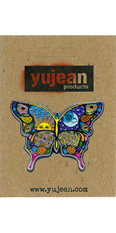 Dan Morris Butterfly Jumbo Enamel Pin 2"