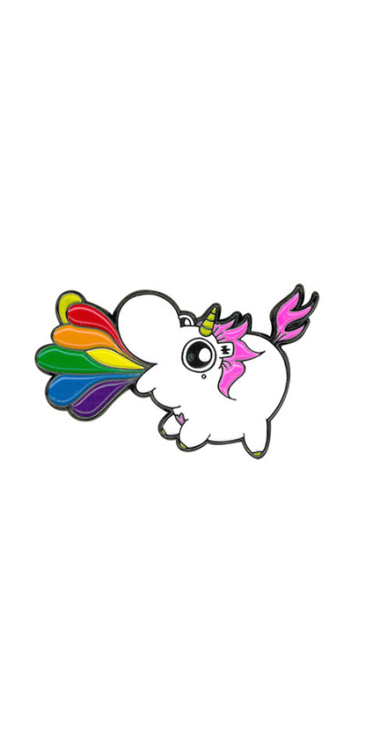 Rainbow Unicorn Enamel Pin 1.25"