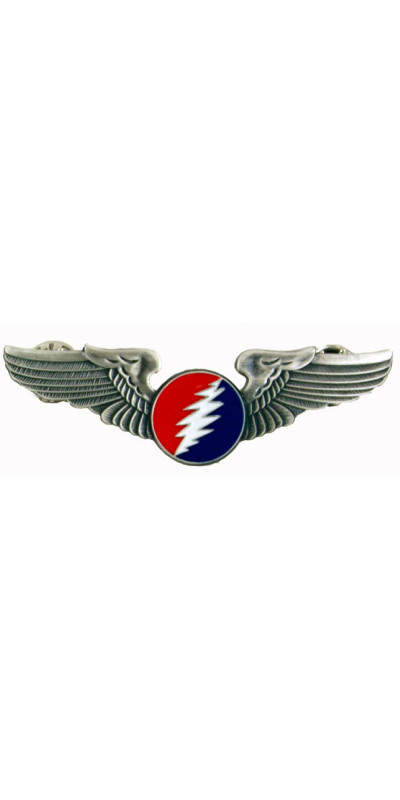 Grateful Dead Circle Bolt Pilot  Rockwings