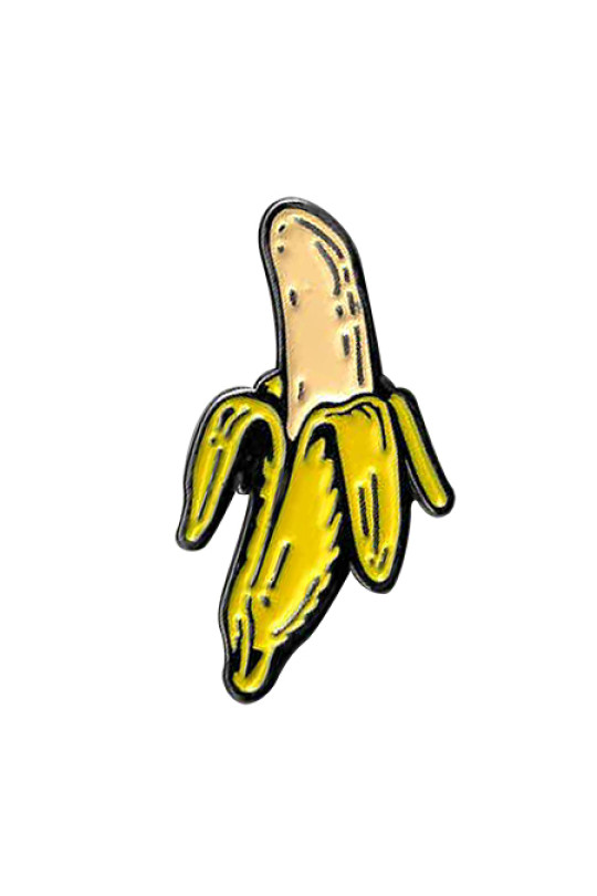 Banana Enamel Pin 1.25"