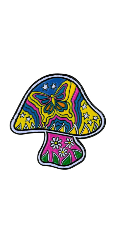 Dan Morris Mushroom Enamel Pin