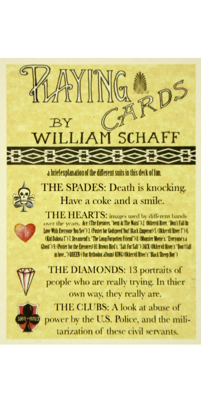 William Schaff Playing Cards