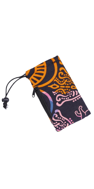 Padded Pouch Stash Bag - Colorful Cats