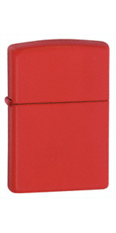 Red Matte Zippo Lighter