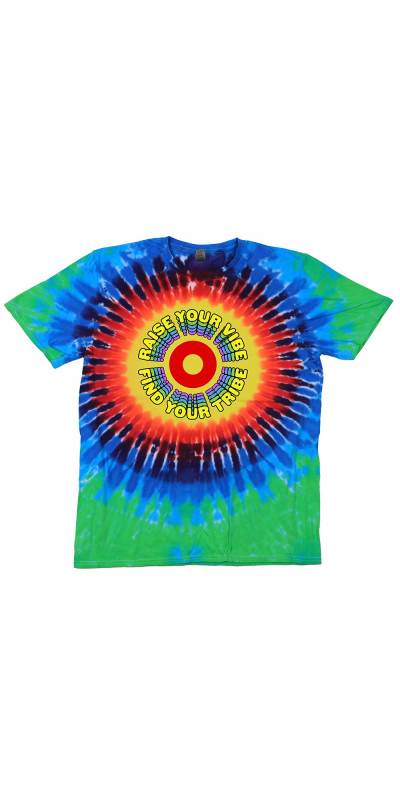 Raise Your Vibe Tie Dyed T-Shirt
