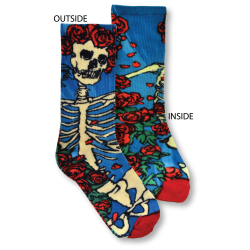 Ladies' Bertha Sublimation Print Grateful Dead Socks