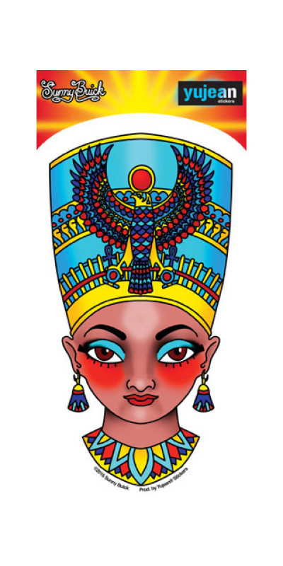 Sunny Buick Nefertiti Sticker 5.8"