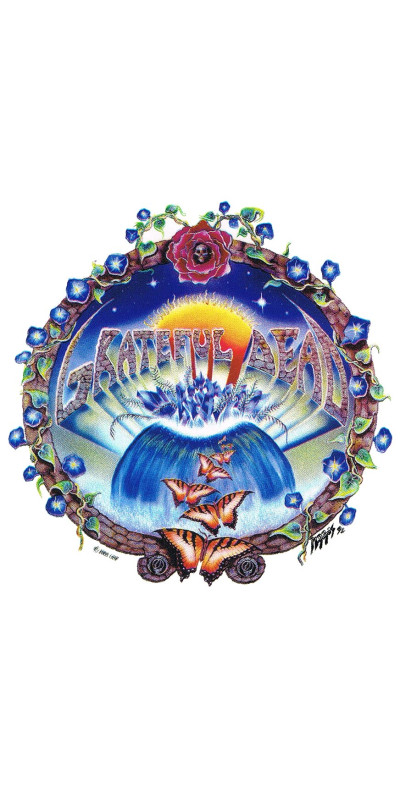 Grateful Dead Butterflies Sticker 4"