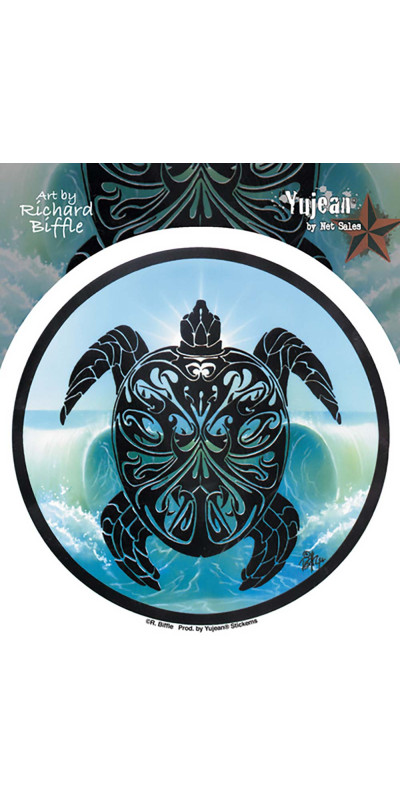 Biffle Sea Turtle Sticker 4.75"