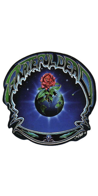 Grateful Dead Earth Rose Sticker 4"