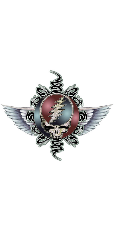 Grateful Dead Flying Stealie SYF Sticker 4"