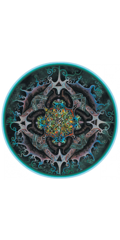 Alchemical Mandala Sticker 4"