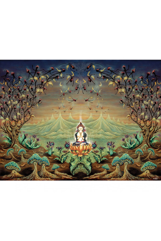 Enlightenment Buddha Sticker 4"