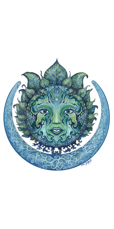 Green Goddess Sticker 4"