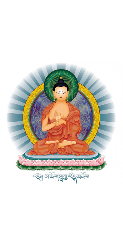 Teaching Buddha Sticker 4"