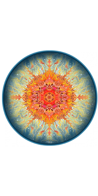 Winter Sun Sticker 4"