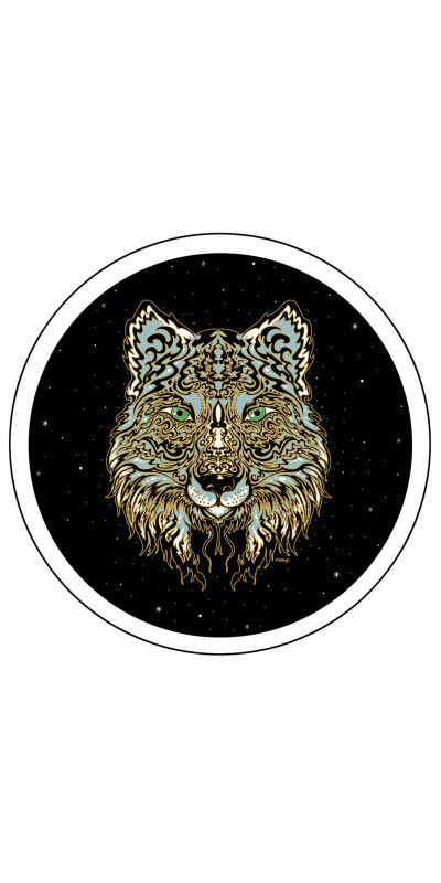 Dire Wolf  Sticker 4"