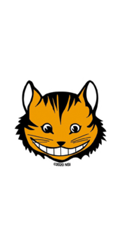 Alice In Wonderland Cheshire Cat Mini Sticker 1.5"