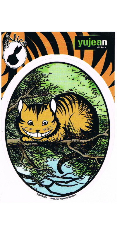 Mikio Alice In Wonderland Cheshire Cat Sticker 5"