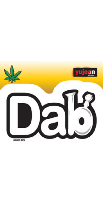 Dab Sticker 3.25"