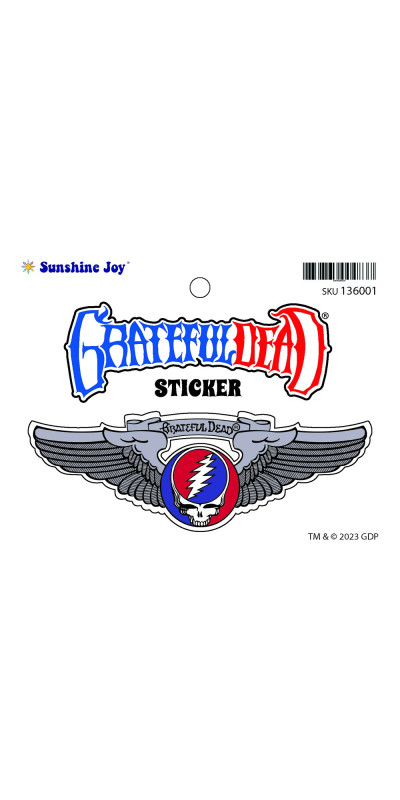 Grateful Dead Rockwings Sticker SYF 5"