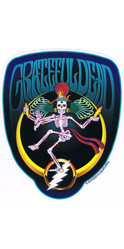 Grateful Dead Shiva Crescent Sticker 6"