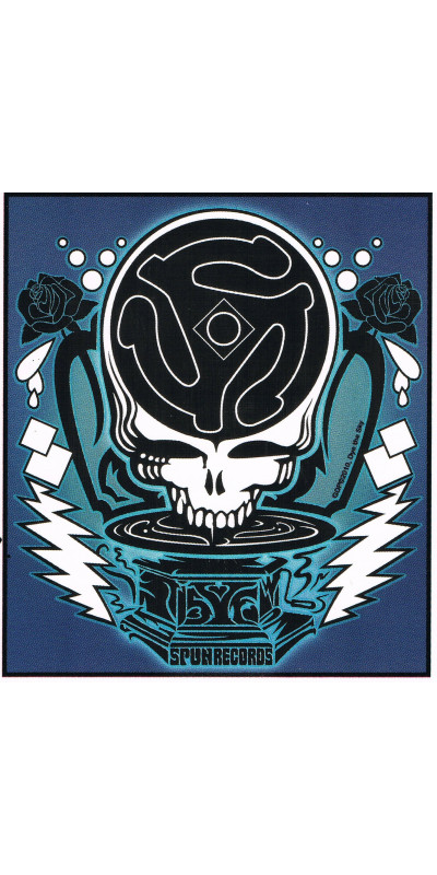 Grateful Dead Spun Steal Your Face Sticker 5.5"