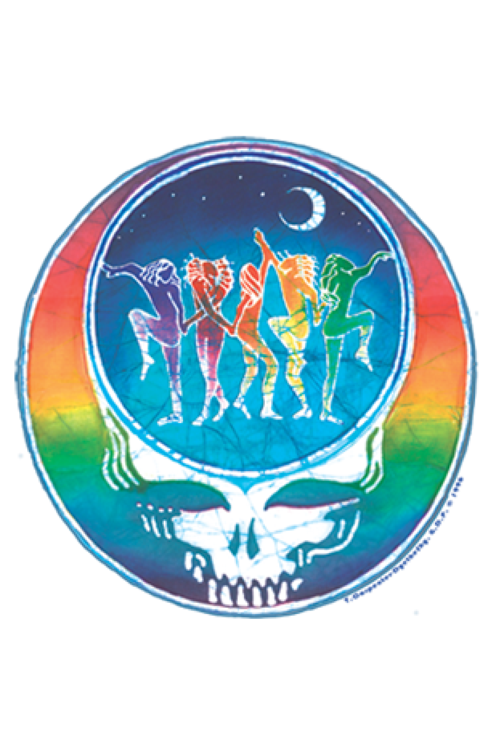Grateful Dead Dance Yr Face Sticker 5.5"