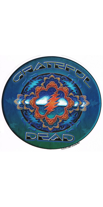 Grateful Dead Space Window Sticker 6.25"