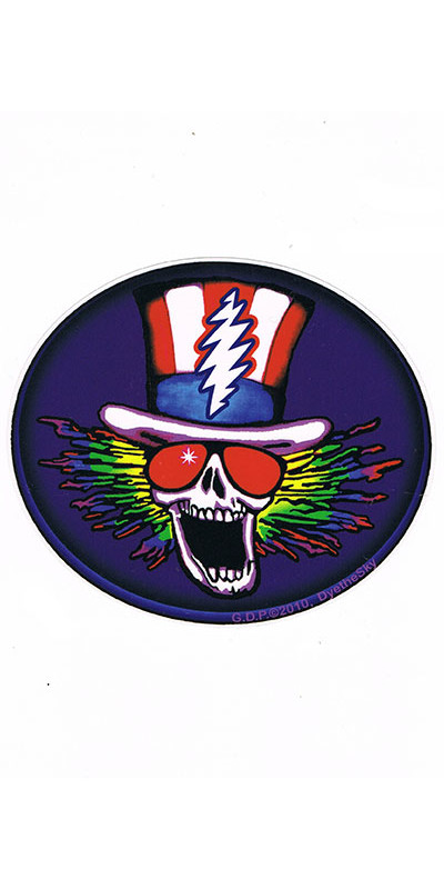 Grateful Dead Uncle Sam Sticker 5"