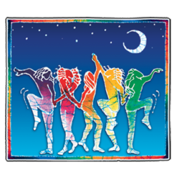 Rainbow Dancers Sticker 5.25"