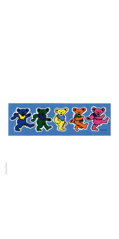 Grateful Dead Dancing Bears Sticker 9.25"